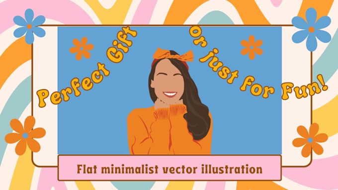 Gig Preview - Create flat minimalist vector illustration