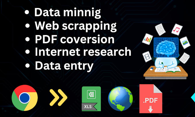 Gig Preview - Do data scrapping web scrapping and data minning