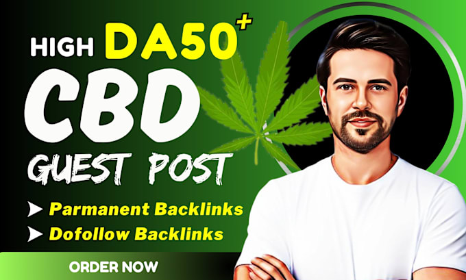 Gig Preview - Provide white hat seo service with high authority dofollow cbd backlinks