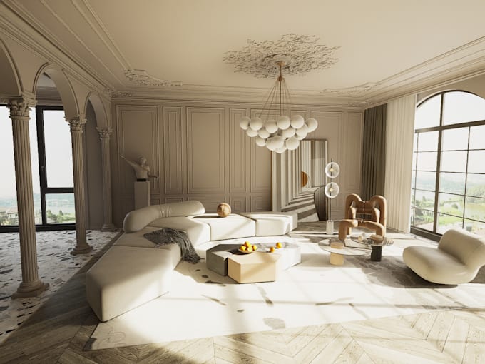 Bestseller - create interior designs 3d renderings and professional animations