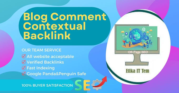 Gig Preview - Do blog comment contextual backlink