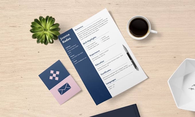 Gig Preview - Create professional resume design and eye catching CV maker