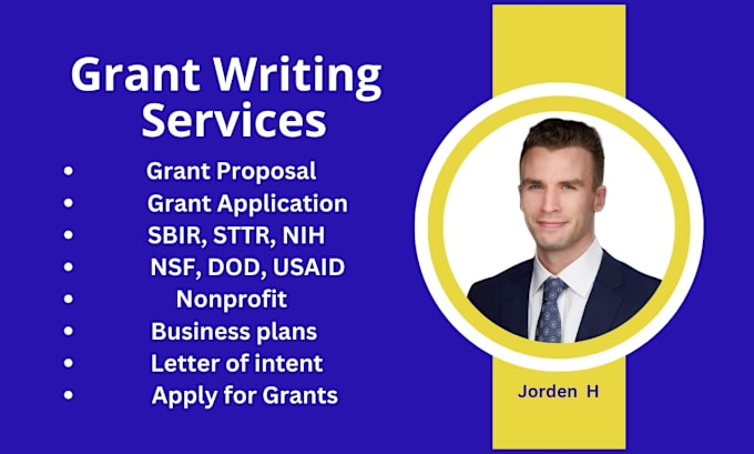 Gig Preview - Write your grant proposal and do grant research