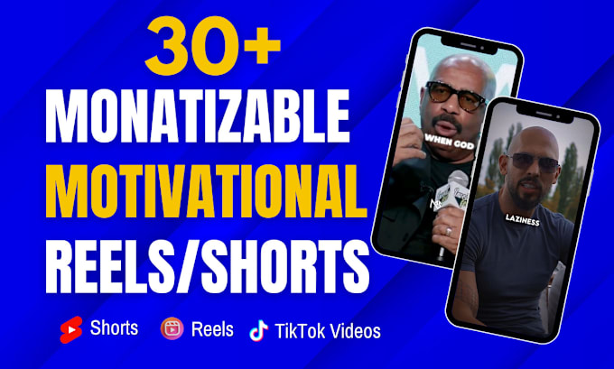 Gig Preview - Create viral motivational shorts, instagram reels and tiktok videos