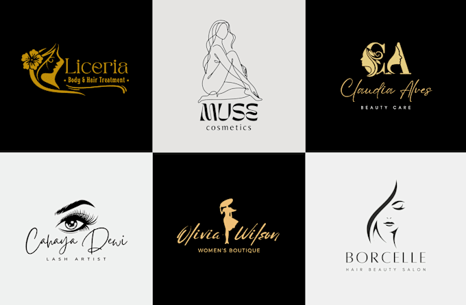 Gig Preview - Design skin care , beauty, feminine, cosmetic, spa, salon, health, fashion logo