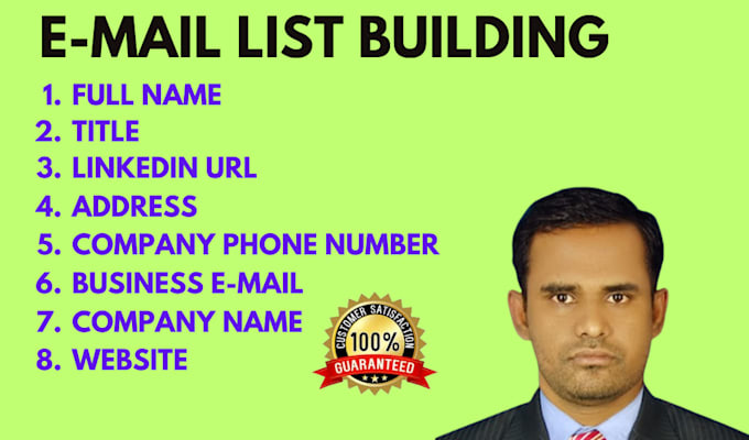 Gig Preview - Do email list building