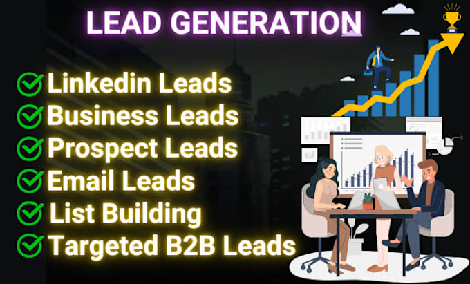 Gig Preview - Do b2b lead generation by linkedin sales navigator, prospect email list build