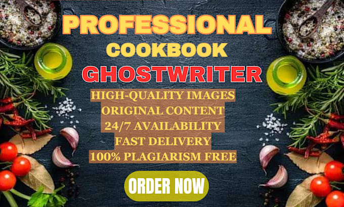 Gig Preview - Write and design health and fitness cookbook recipes for cookbook paperback