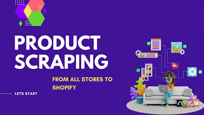 Gig Preview - Scrape your product data from woocommerece, ebay or any website to shopify