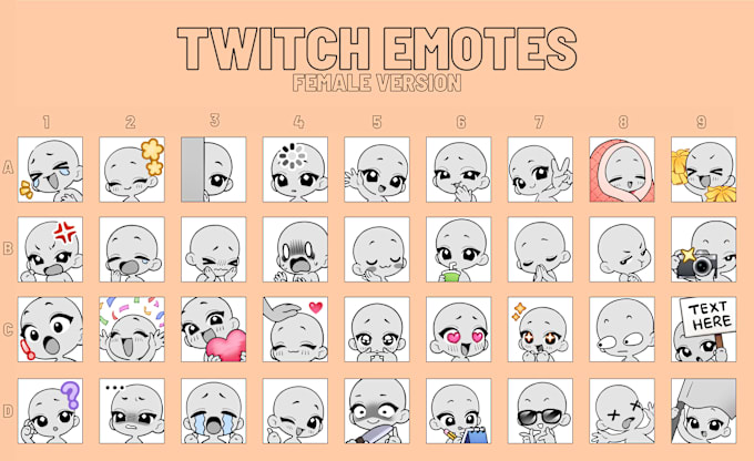 Gig Preview - Draw twitch or kick emotes