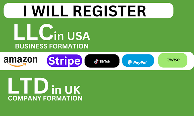 Gig Preview - Do USA llc registration, UK ltd formation, get ein in florida wyoming or texas