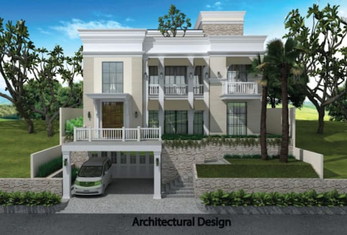 Gig Preview - Do sketchup 3d model, architectural rendering, 3d rendering architecture, render