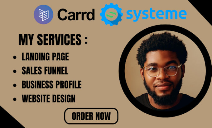 Gig Preview - Carrd landing page carrd systeme io carrd funnel carrd io