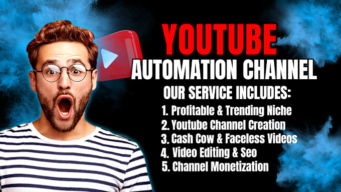 Gig Preview - Make automated youtube channel, cash cow faceless videos, viral tik tok