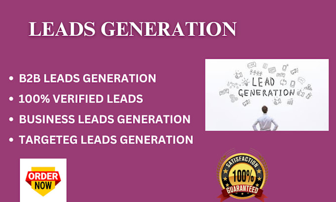 Gig Preview - Do b2b leads generation for you industries