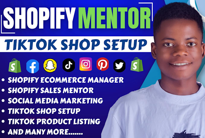 Gig Preview - Do shopify dropshipping marketing shopify tiktok shop ads shopify sales mentor