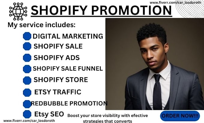 Gig Preview - Create sh0pify store, build sh0pify website design, sh0pify dr0pshipping