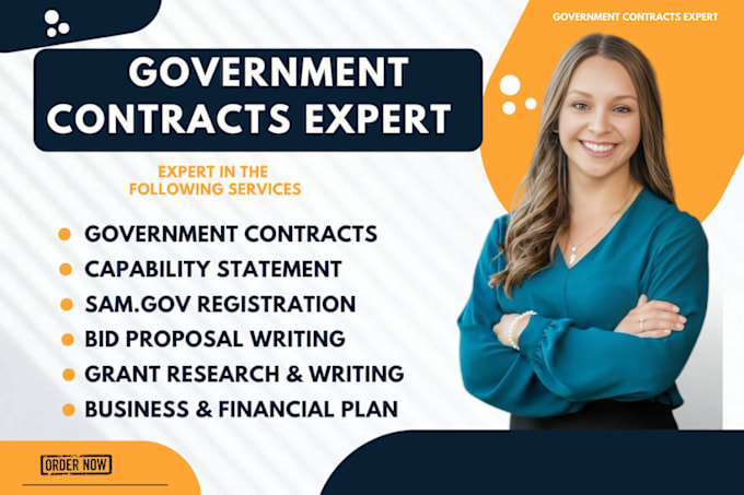 Gig Preview - Find government contract, do detailed rfp bid rfq and win government contract