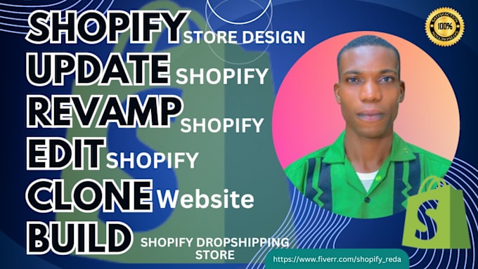 Gig Preview - Supercharge 7 figure shopify dropshipping store redesign website update shopify