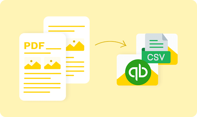 Gig Preview - Convert PDF bank statements to qbo, CSV for quickbooks online