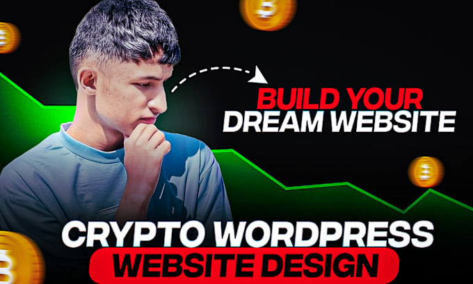 Gig Preview - Design crypto, nft, meme coin wordpress website design