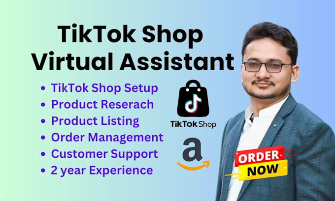 Gig Preview - Tiktok shop setup, tiktok shop dropshipping and your VA