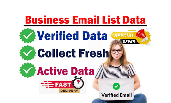 Gig Preview - Build custom email list database, email list