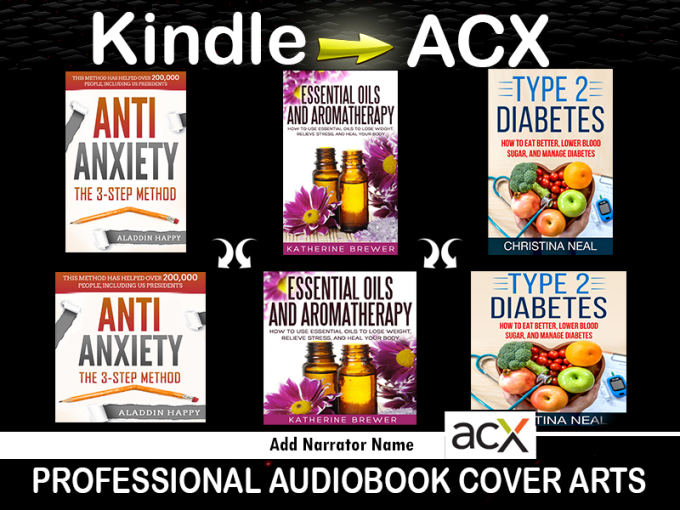 Gig Preview - Convert kindle cover to audiobook cover for acx