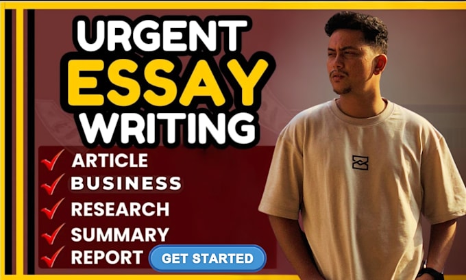 Gig Preview - Do urgent essay writing, case study, apa reports, business and summary