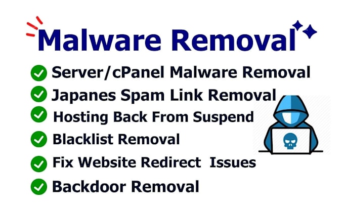 Gig Preview - Remove wordpress malware removal, clean malware, fix hacked wordpress web