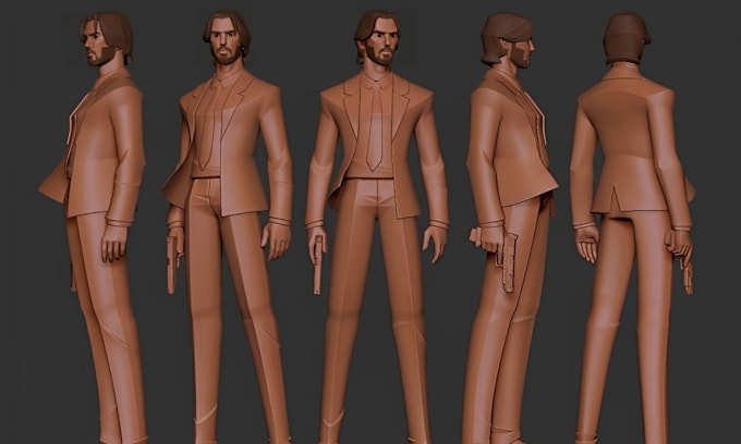 Gig Preview - 3d model sculpt character, 3d model, 3d character modelling, 3d sculpture