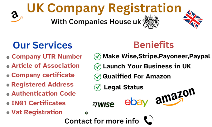 Gig Preview - Do uk company registration with vat and all company docs