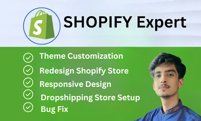 Bestseller - be your shopify expert to bug fix and customize your store