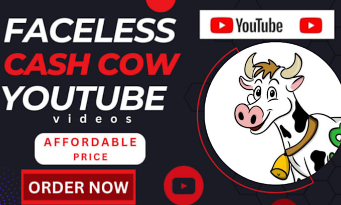 Gig Preview - Create best cash cow videos and faceless cash cow videos