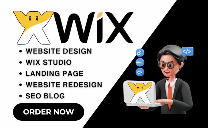 Gig Preview - Build wix website design wix redesign website squarespace website duda wix