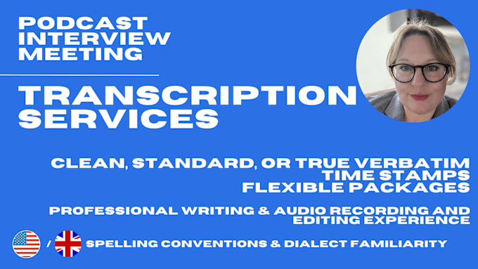 Bestseller - transcribe your english audio or video files