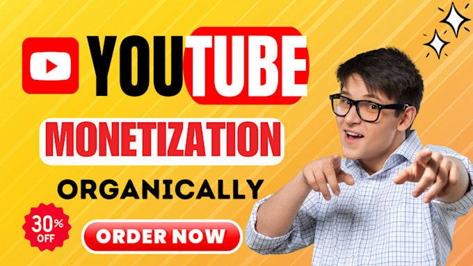 Gig Preview - Complete youtube channel monetization requirements