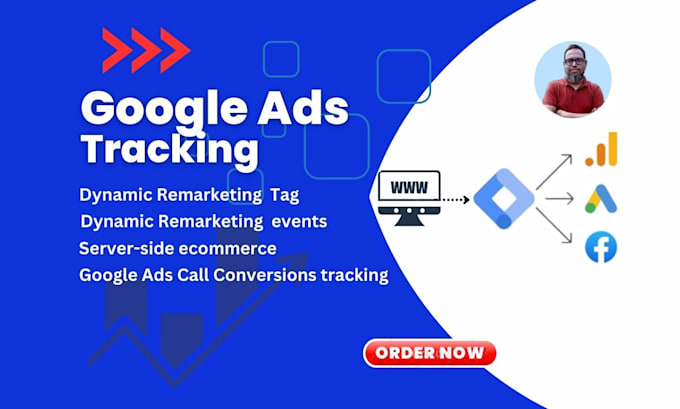 Gig Preview - Setup google ads conversion tracking, ecommerce tracking, remarketing via GTM