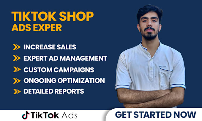 Gig Preview - Setup tiktok shop, tiktok shop ads, tik tok shop affiliate market, VA