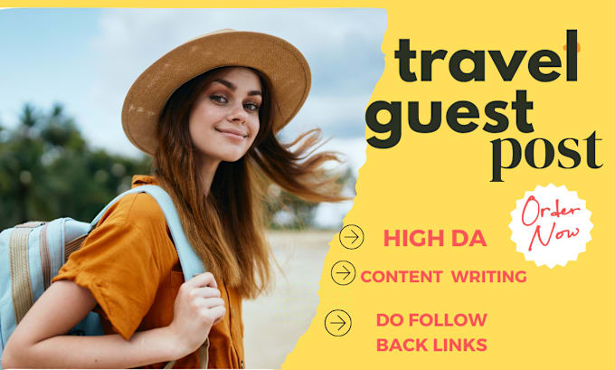 Bestseller - write an article travel guest post on high da travel blog