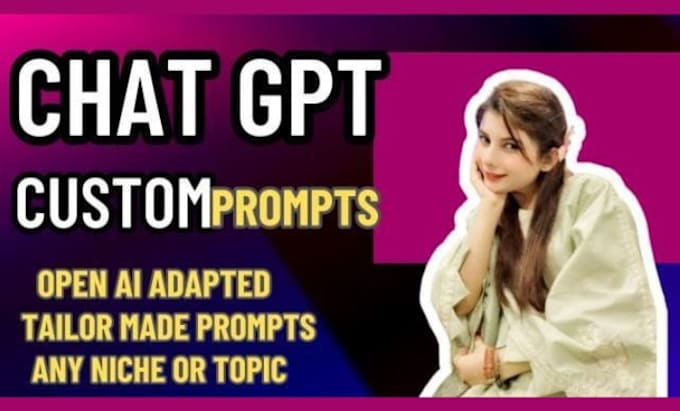 Gig Preview - Do custom chat gpt prompt for marketing , copywriting