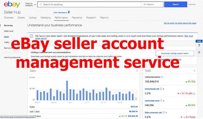 Gig Preview - Manage your ebay seller account including listing, orders, tracking