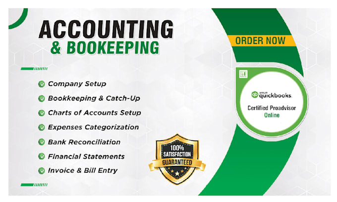 Bestseller - do bookkeeping in quickbooks with setup, clean up,catch up and reconciliation