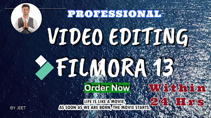 Bestseller - do professional video editing by using filmora 13