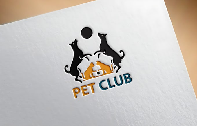 Gig Preview - Do professional minimalist dog, pet, cat, animal related logo for you