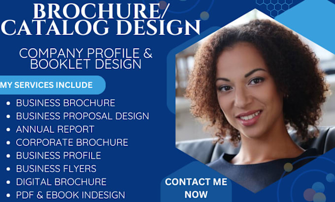 Gig Preview - Design company profile, corporate business brochure, business proposal, ebook