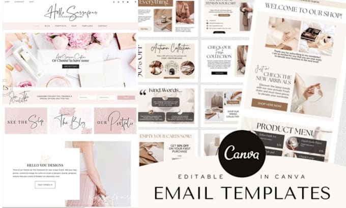 Gig Preview - Design an editable canva newsletter template canva  banner brochure newsletter