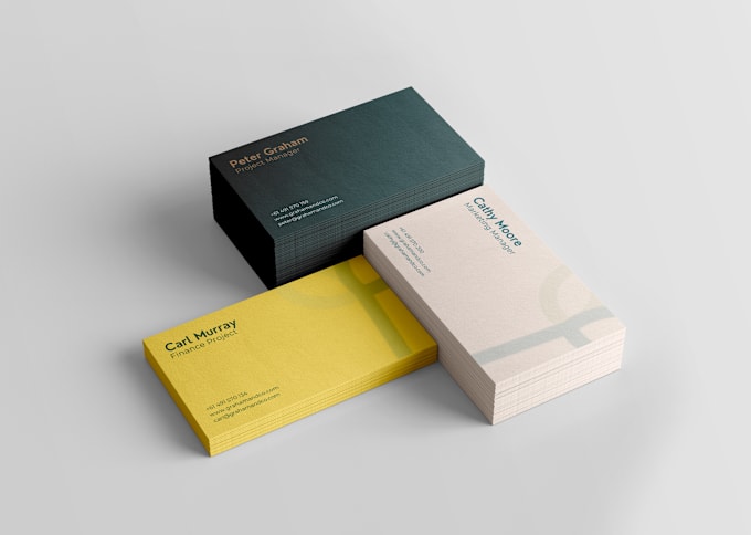 Gig Preview - Design professional and minimalist business cards for you