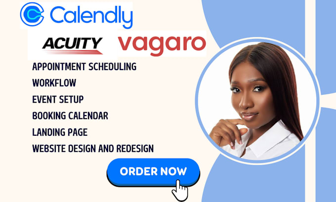 Gig Preview - Vagaro automation, simplybook me, acuity, calendly, vagaro, square, fresha