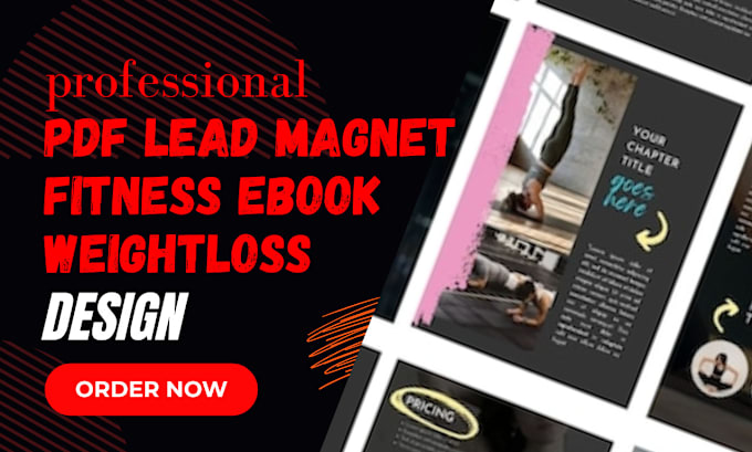 Gig Preview - Health and fitness ebook, branded workout plan, gym canva lead magnets template